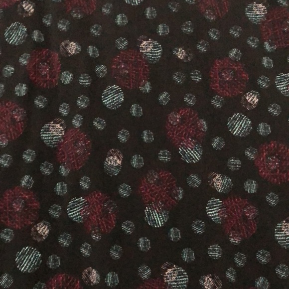 LulaRoe Black pink teal skirt. Small - Picture 3 of 4